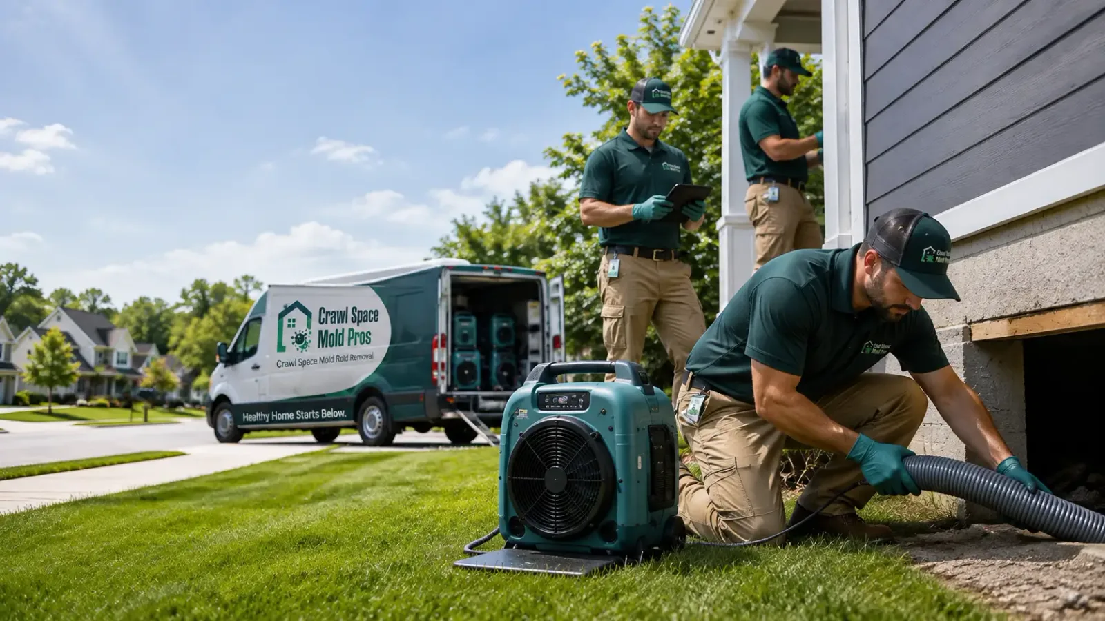 Crawl Space Mold Removal in Jefferson, IA